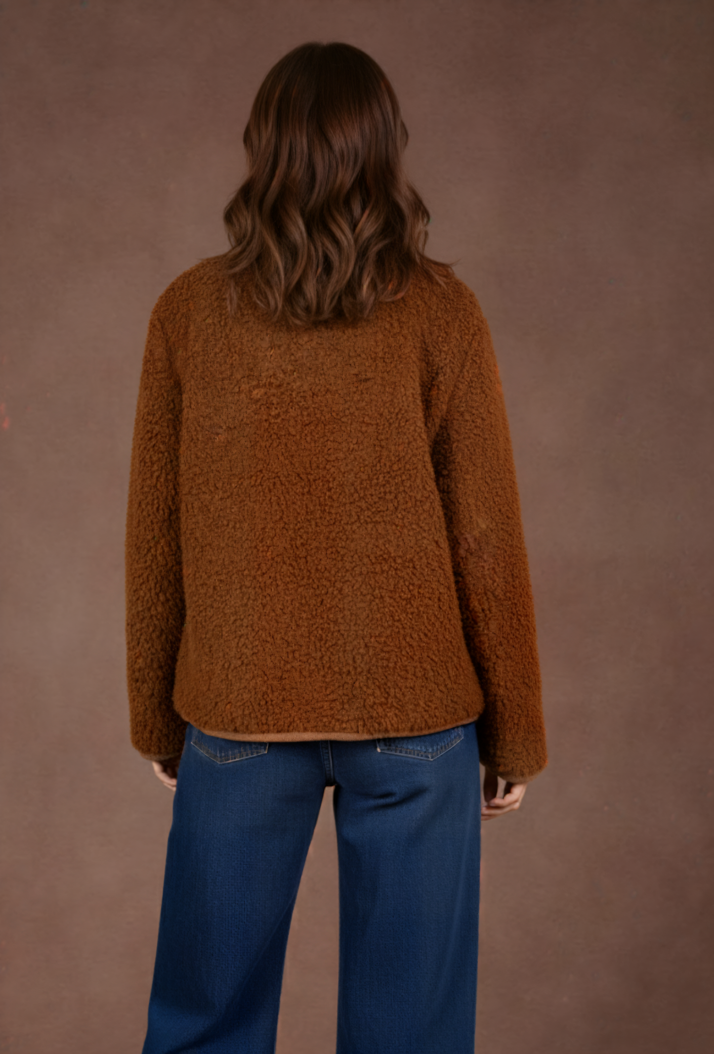 Veste bouclette zip - Gia