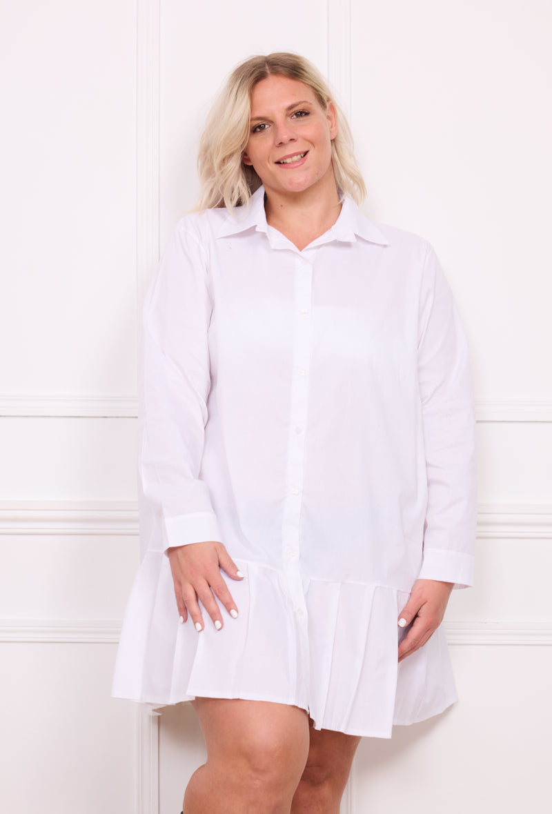 Robe chemise blanche - Lise