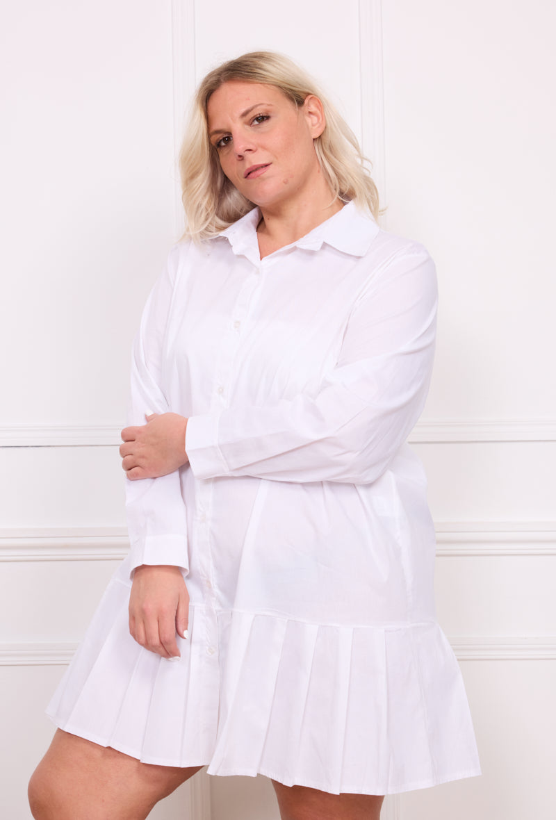 Robe chemise blanche - Lise