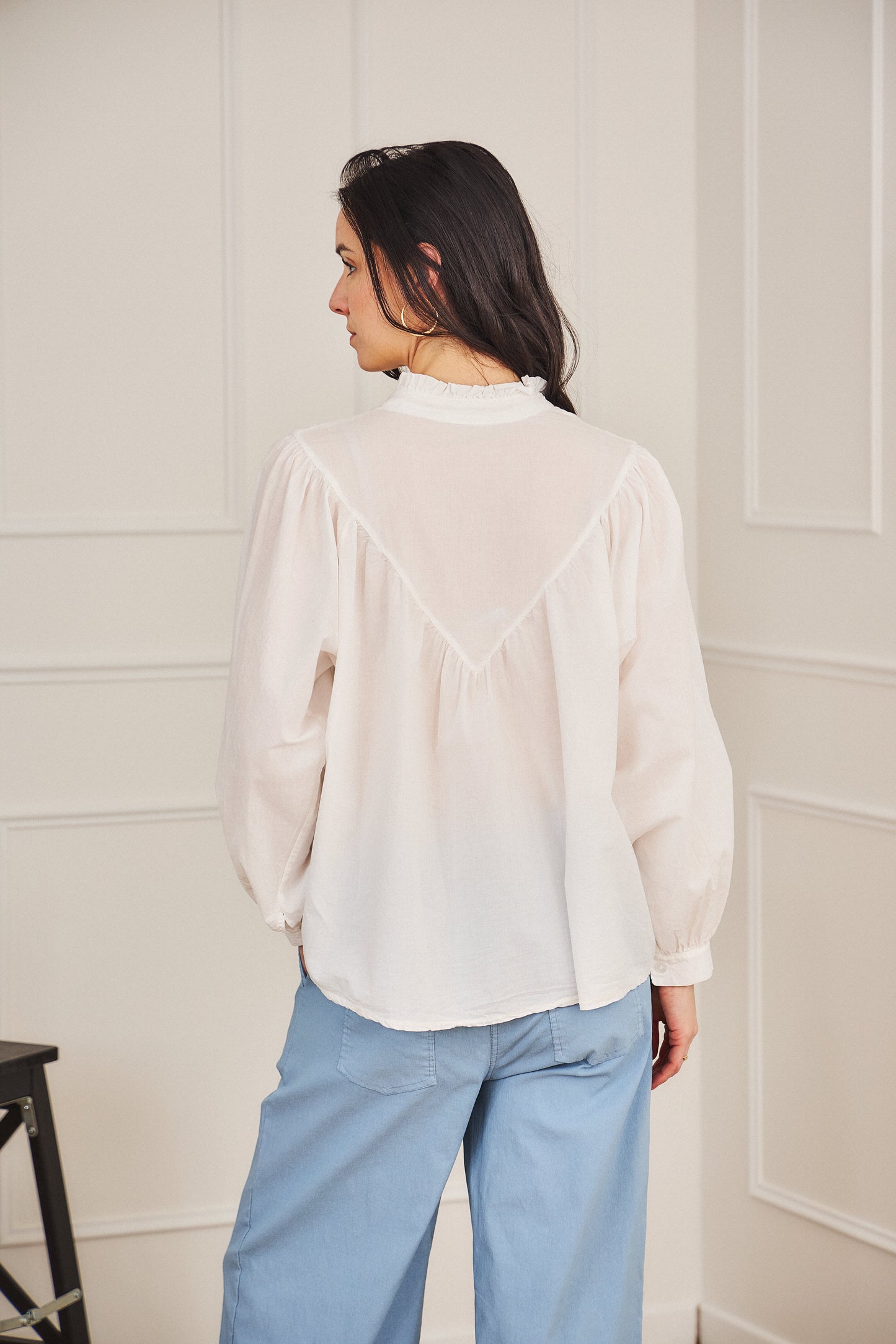 Chemise ajourée blanche - Anna