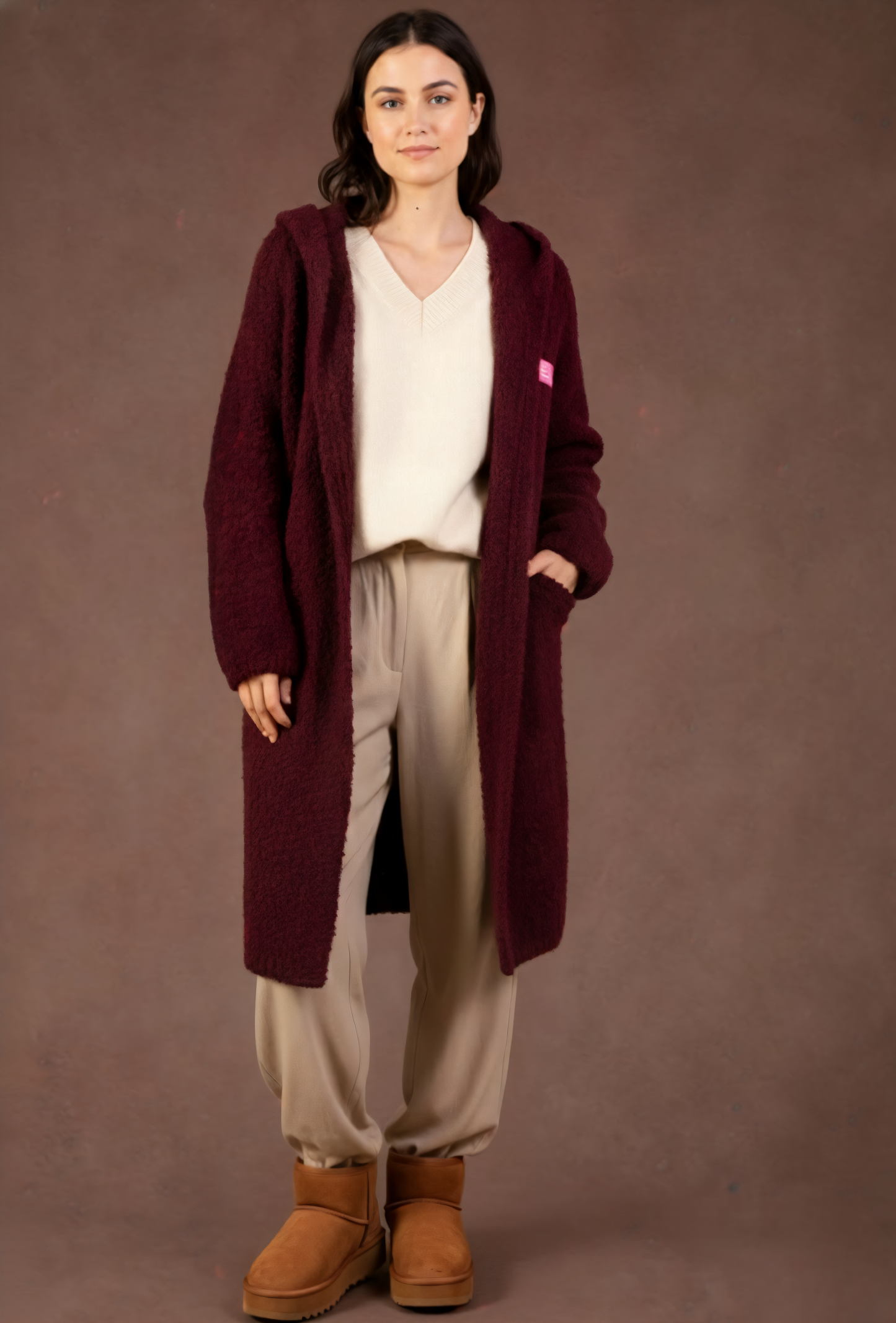 Cardigan long en maille - Sorya