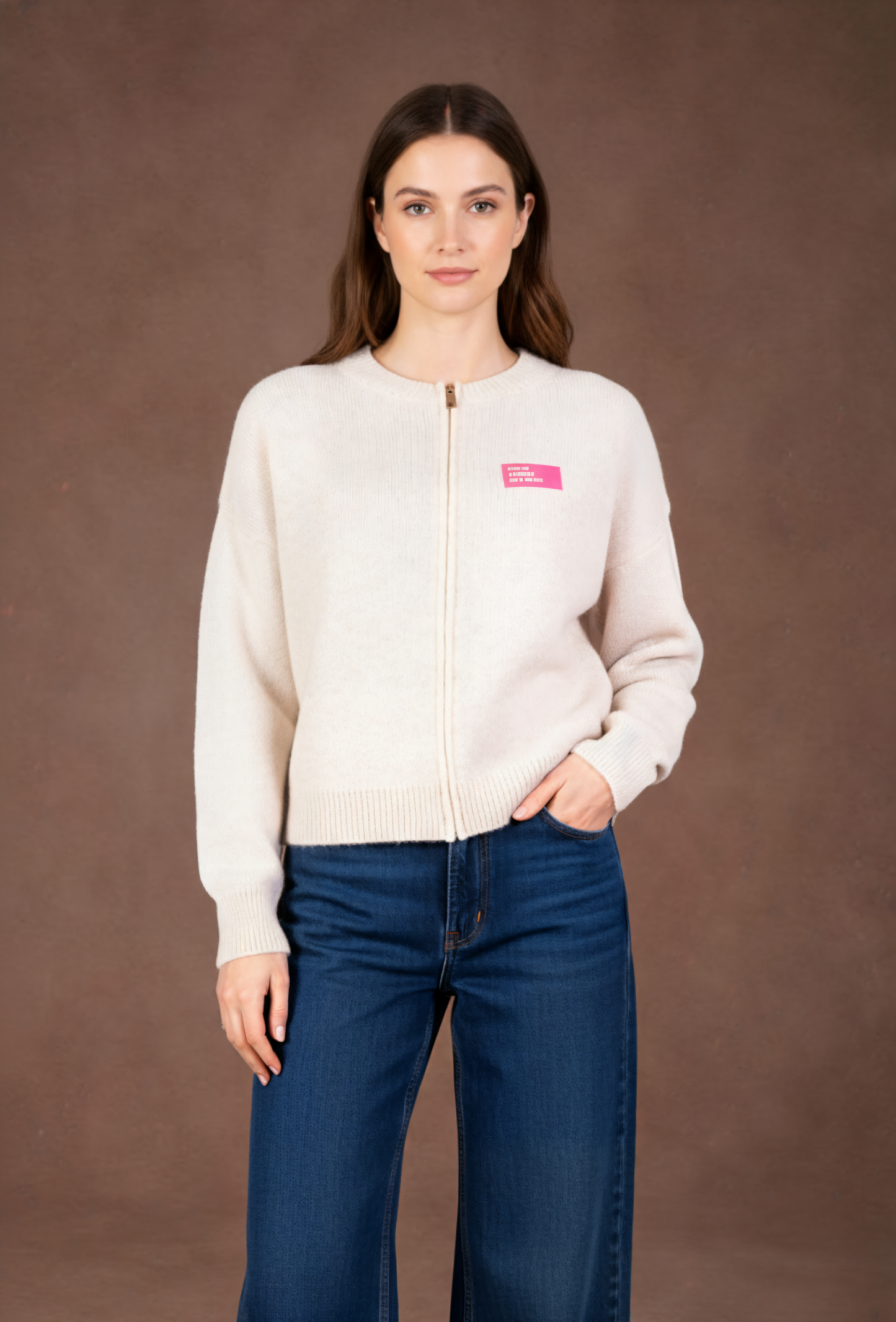 Gilet zippé laine - Ysa