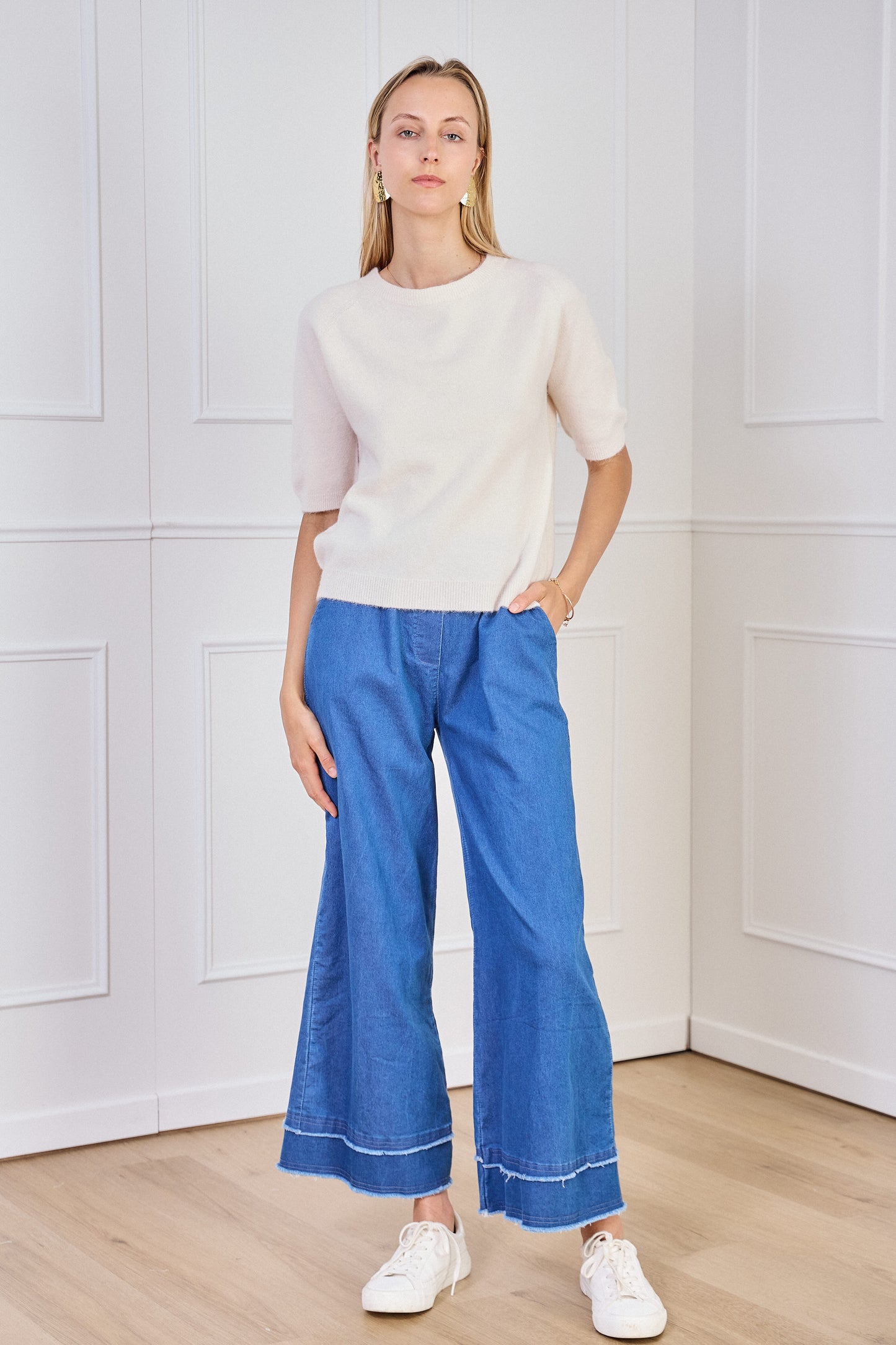 Pull beige alpaga - Iris