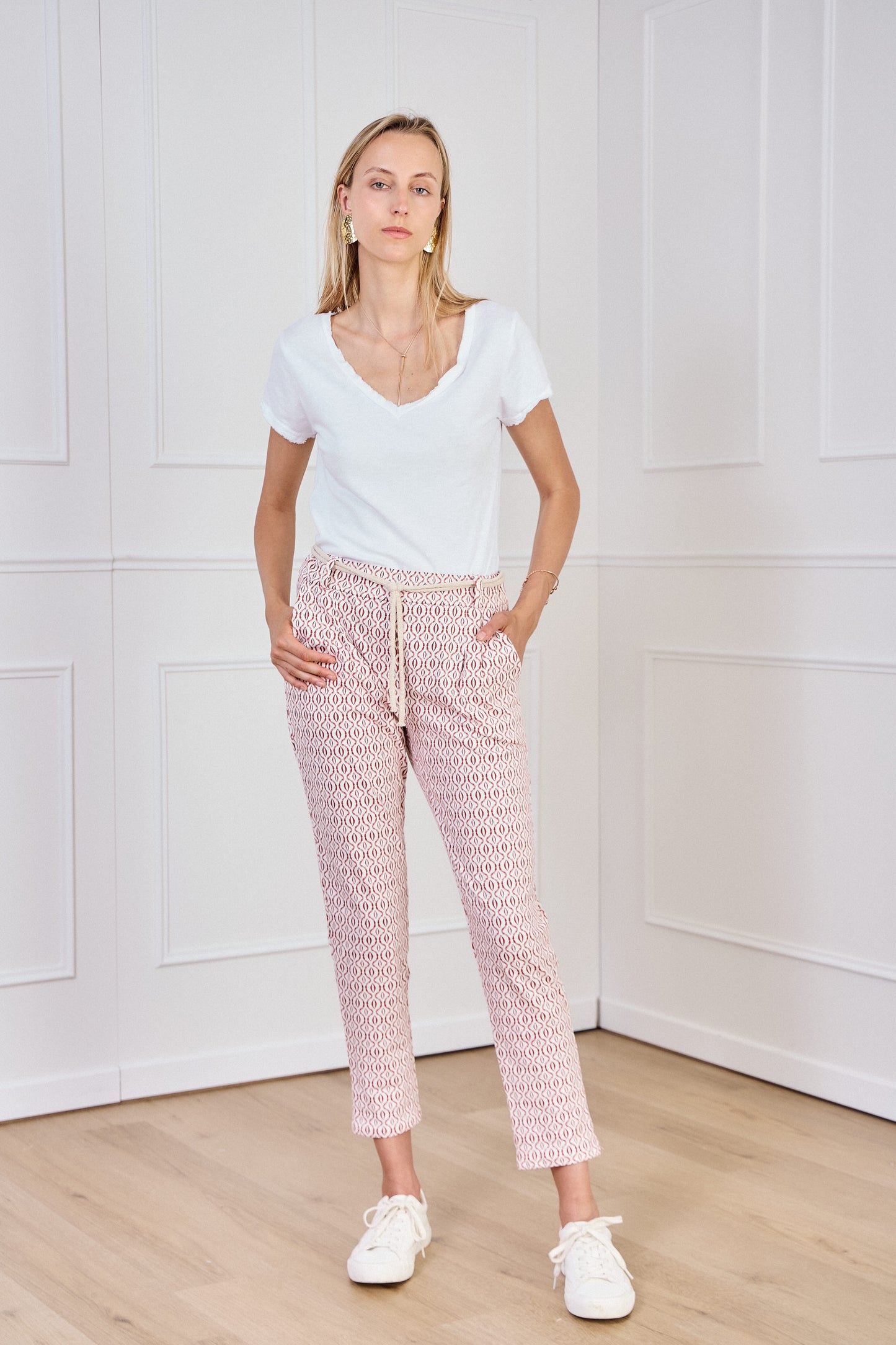 Pantalon Icone Tiva - Rouge