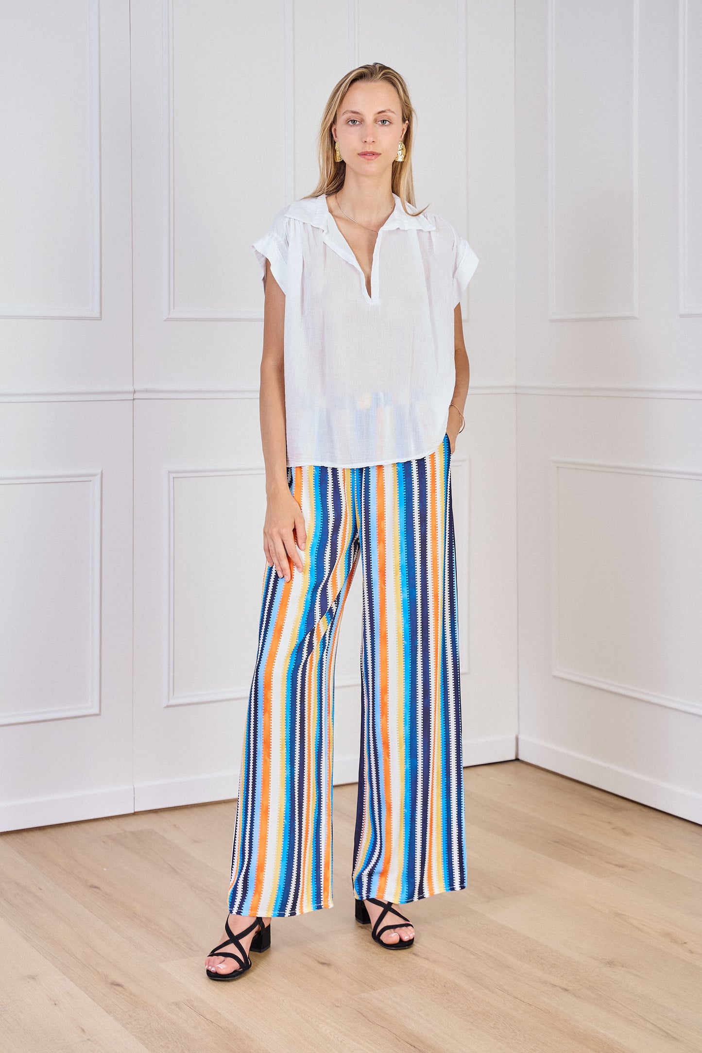 Pantalon à rayures multicolores - Max