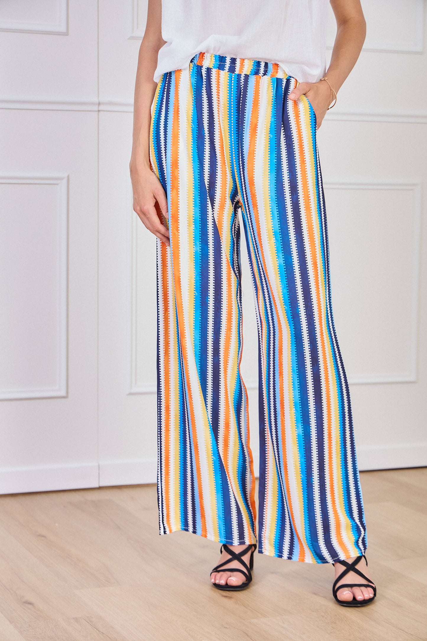 Pantalon à rayures multicolores - Max