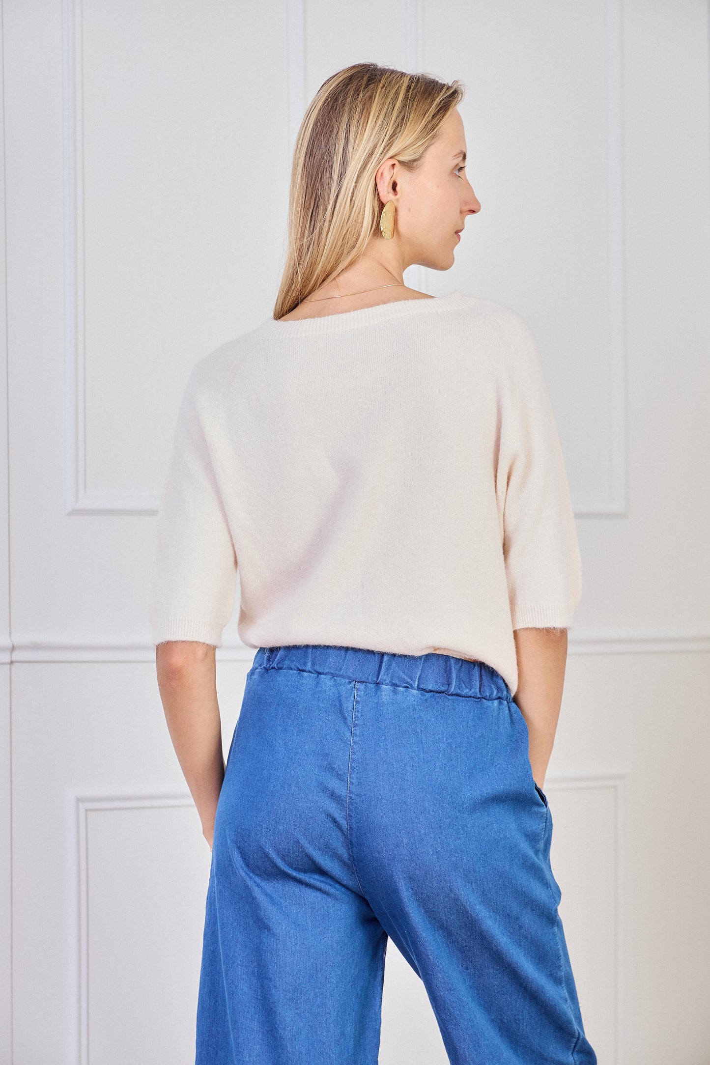 Pull beige alpaga - Iris
