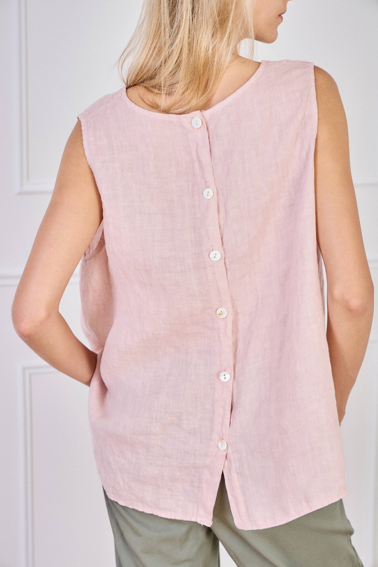 Blouse lin rose - Zane