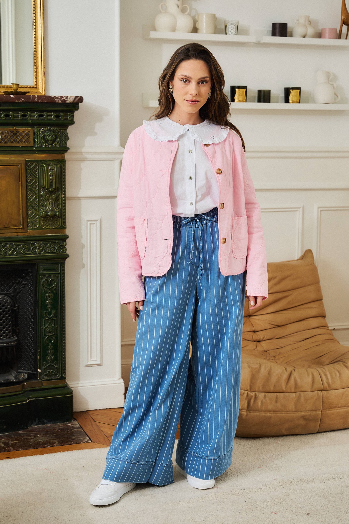 Veste matelassée rose - Jamie