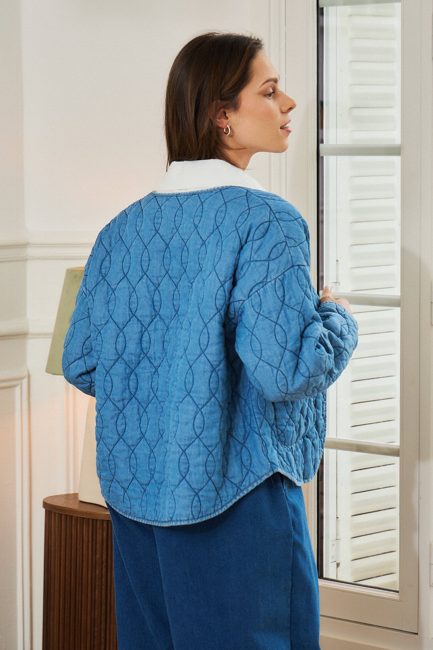 Veste matelassée jean - Pao