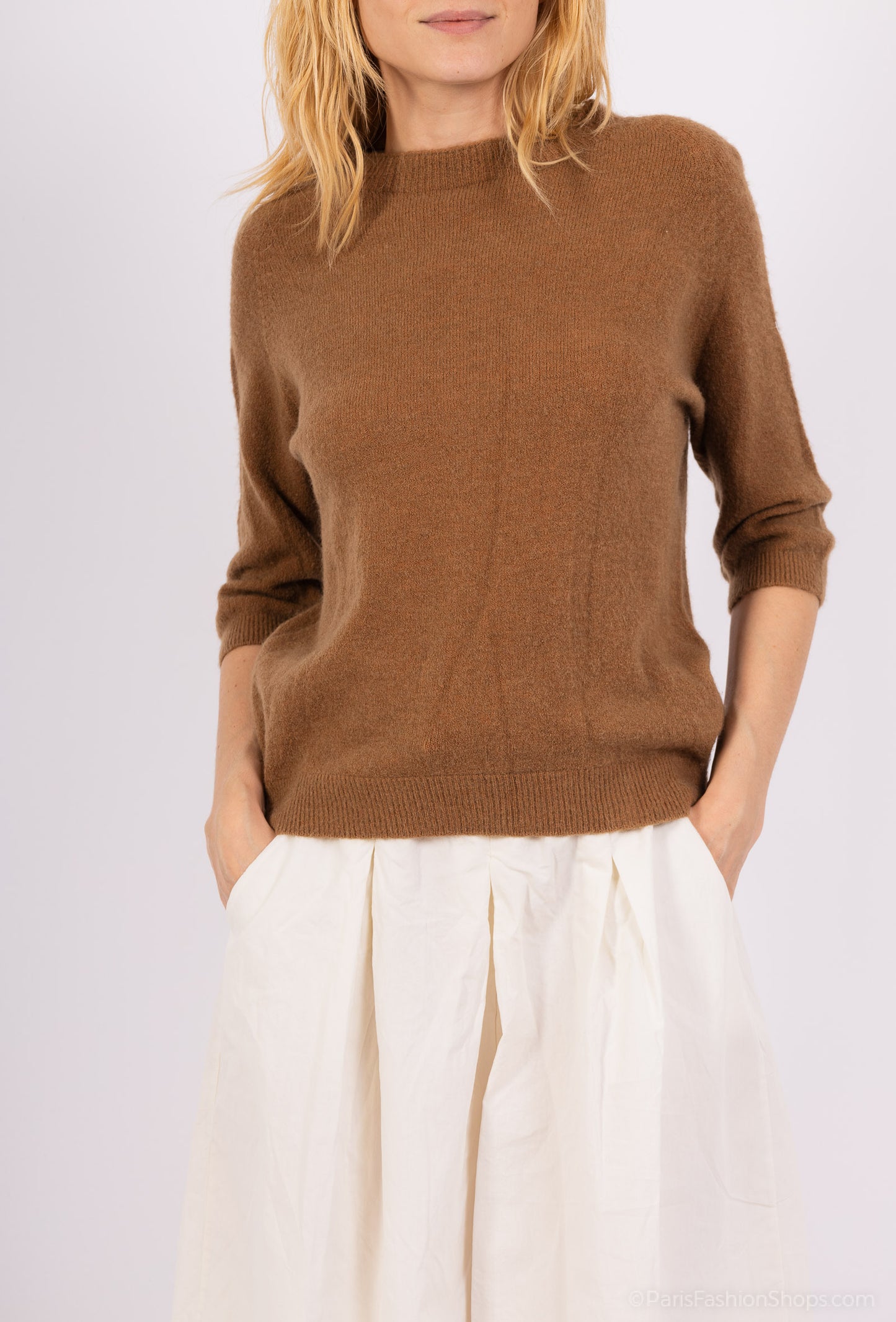 Pull beige alpaga - Iris