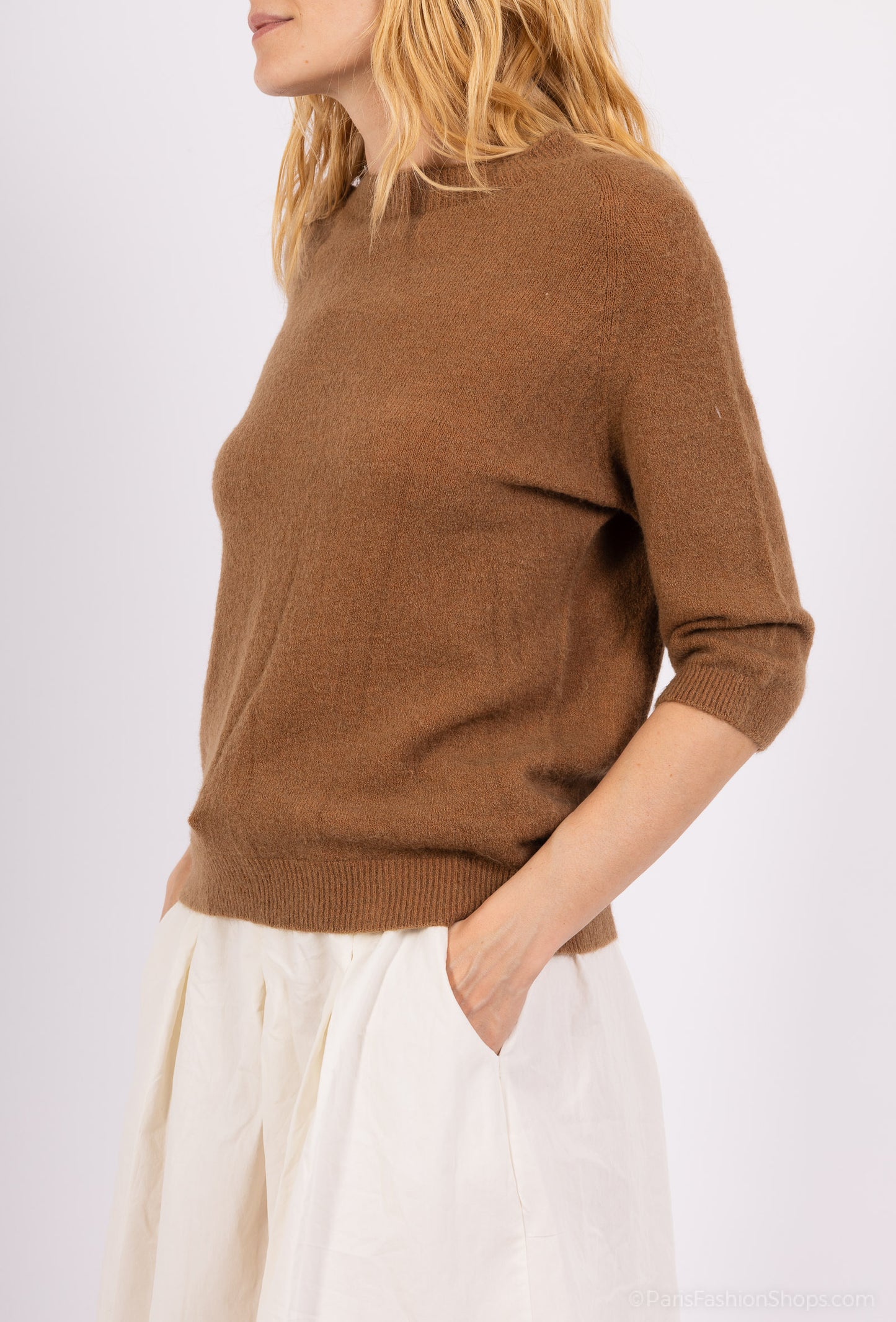 Pull beige alpaga - Iris