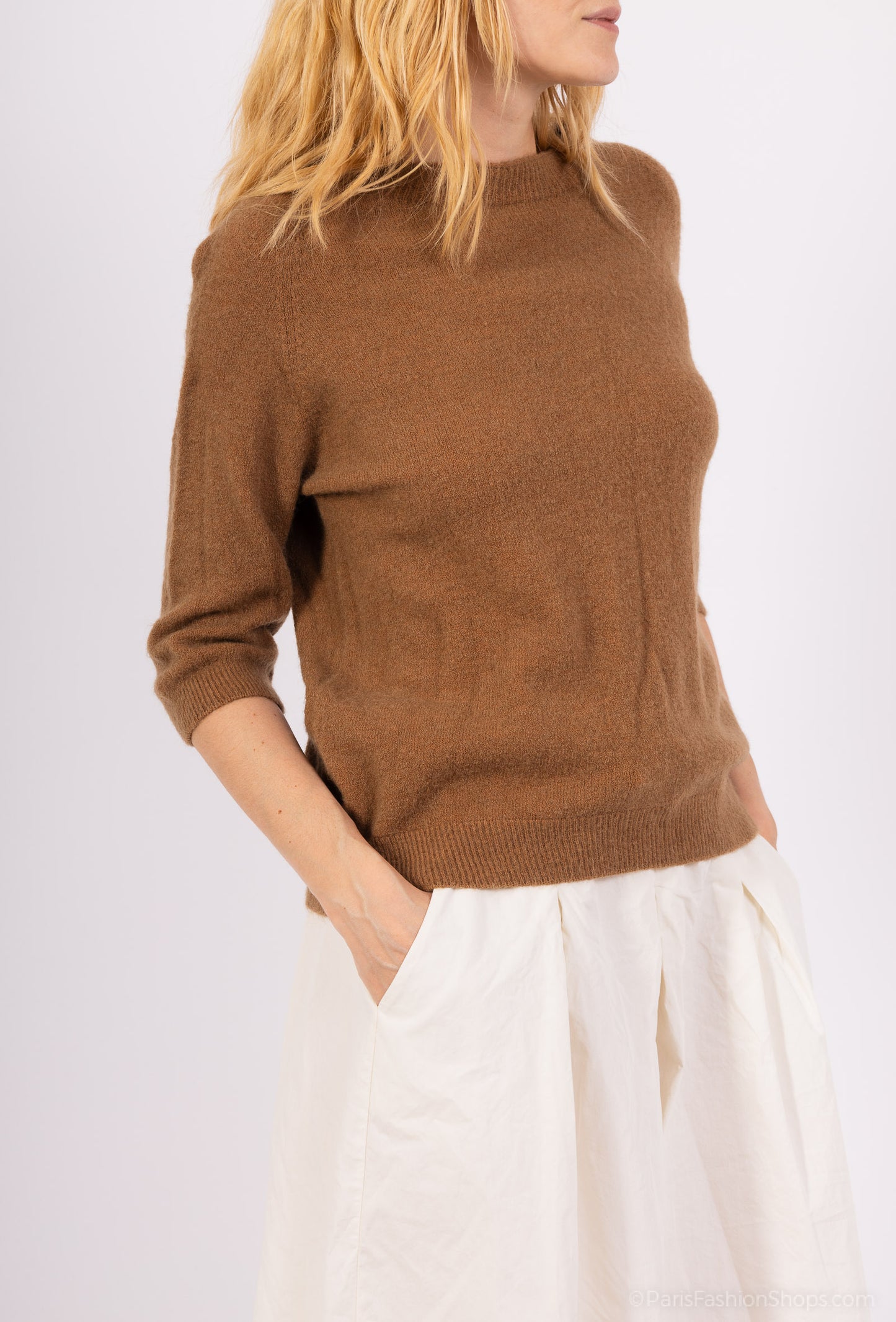Pull beige alpaga - Iris