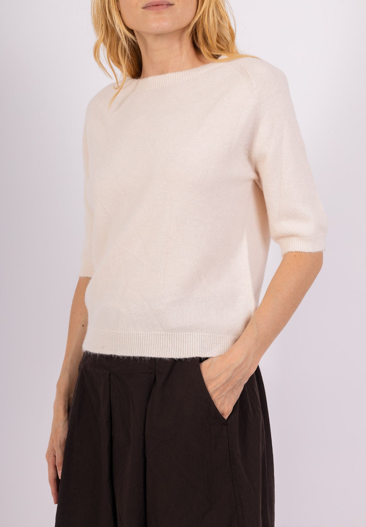 Pull beige alpaga - Iris