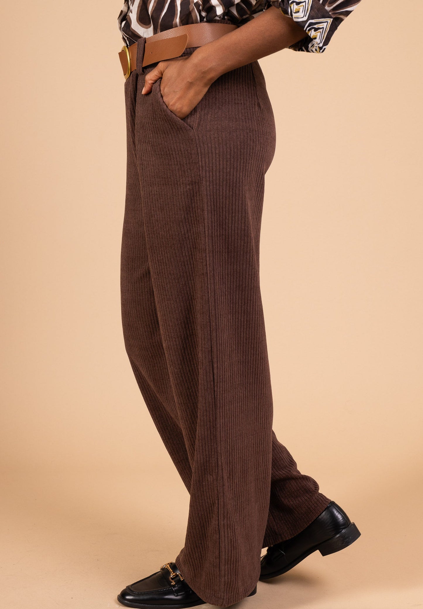Pantalon velours côtelé - Sola