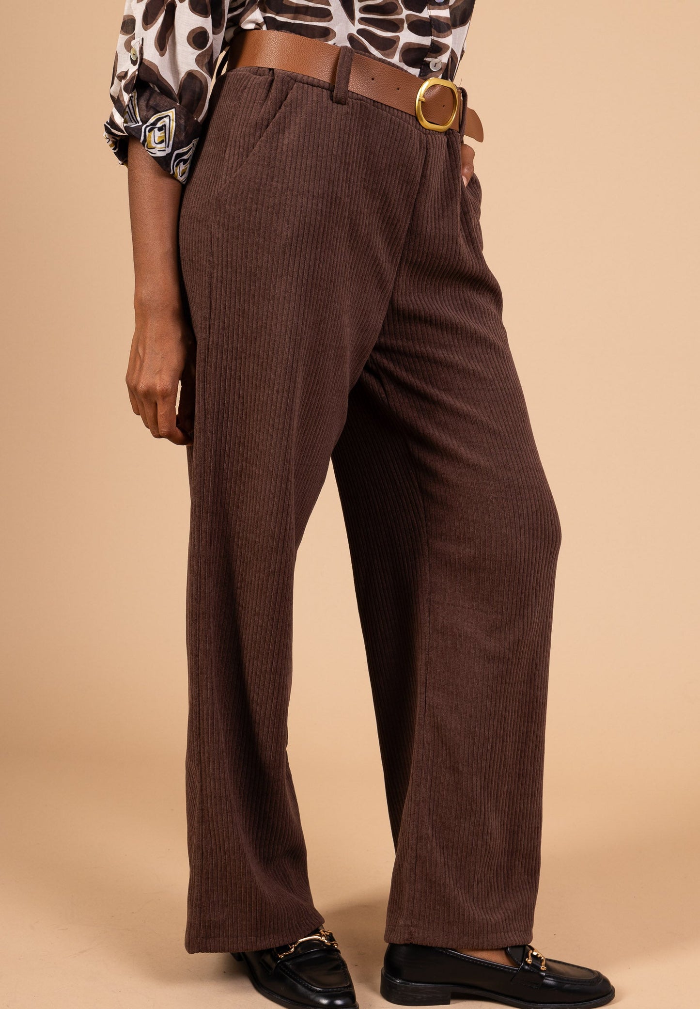 Pantalon velours côtelé - Sola