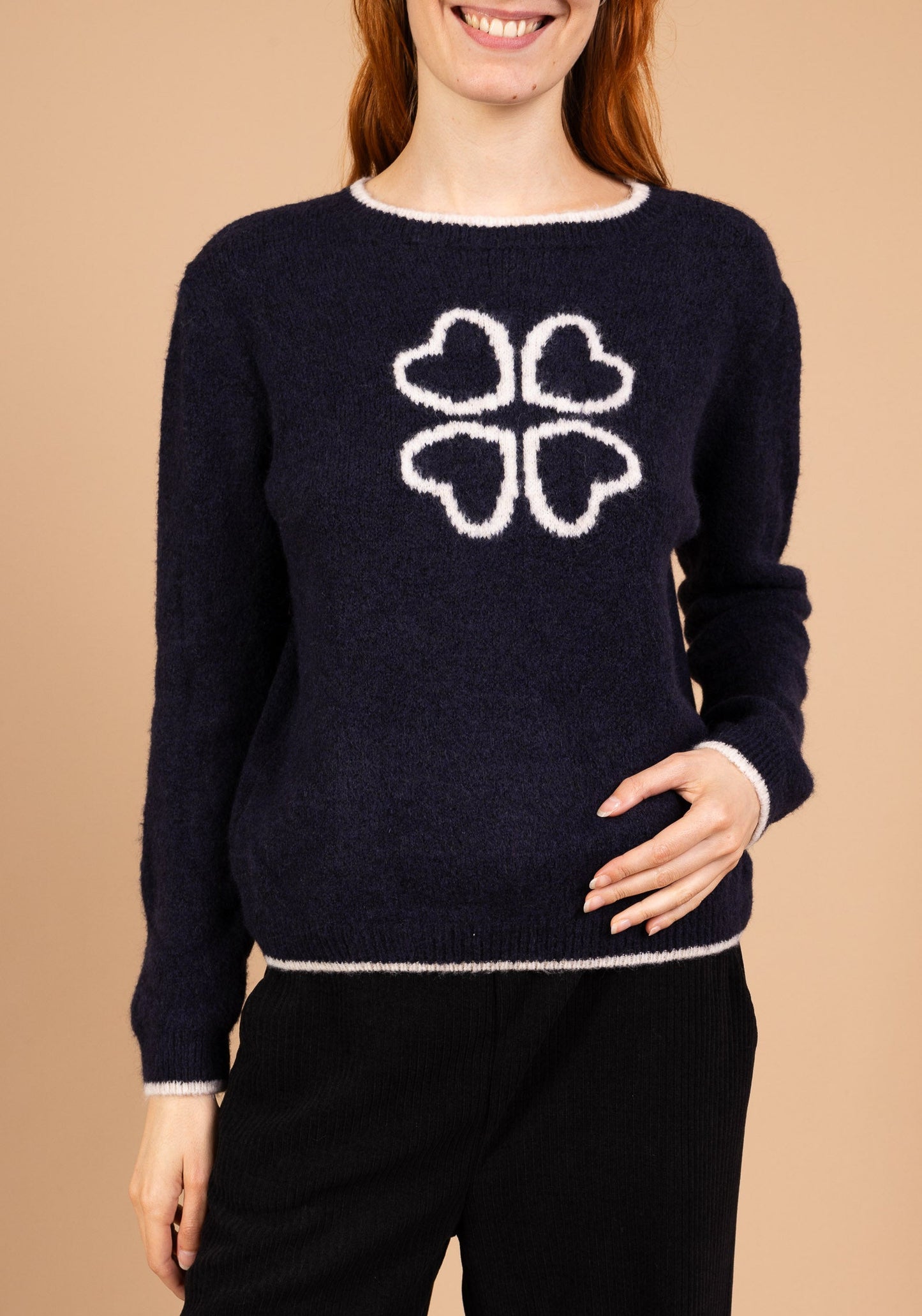 Pull trèfle coeur - Meli