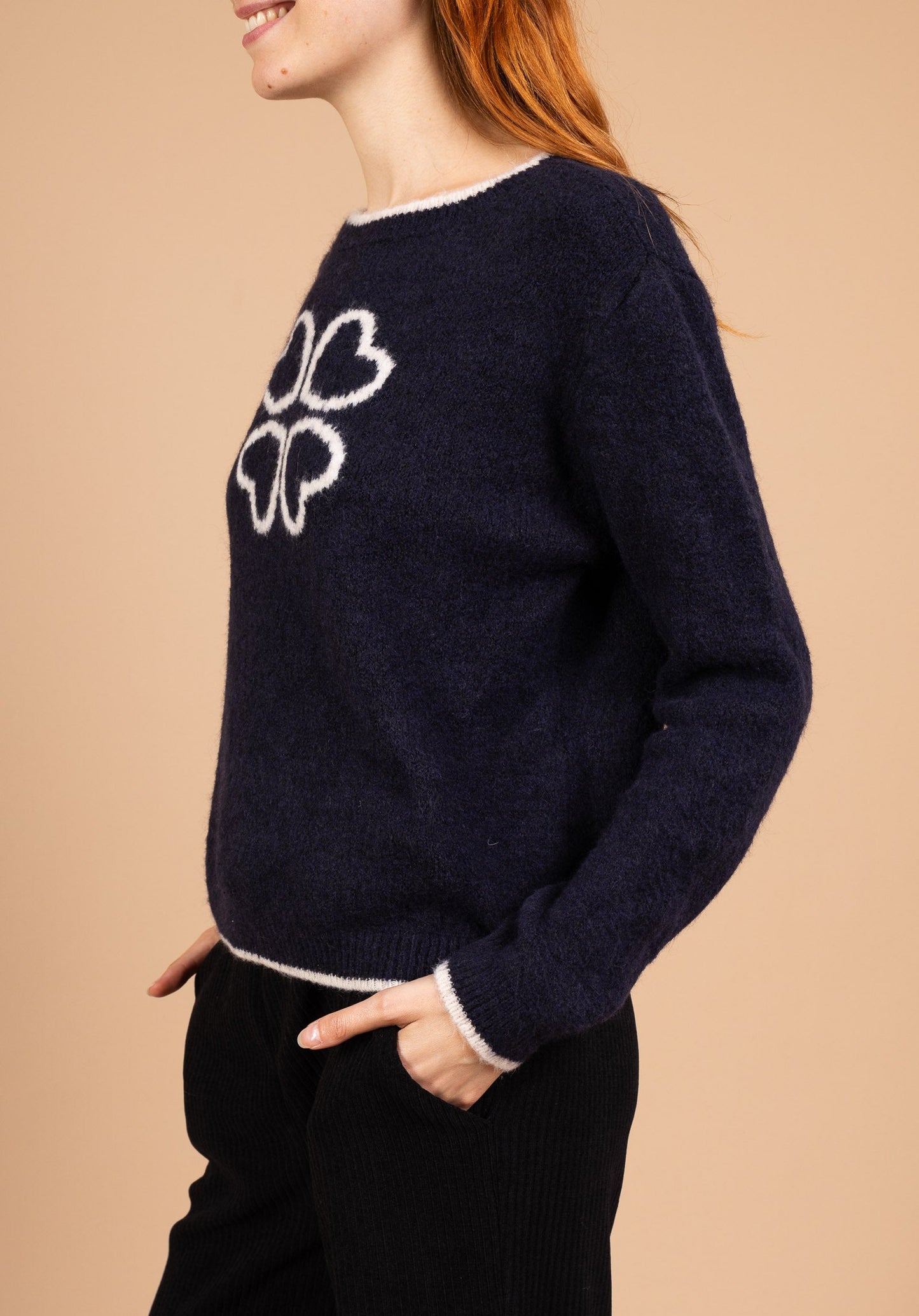 Pull trèfle coeur - Meli