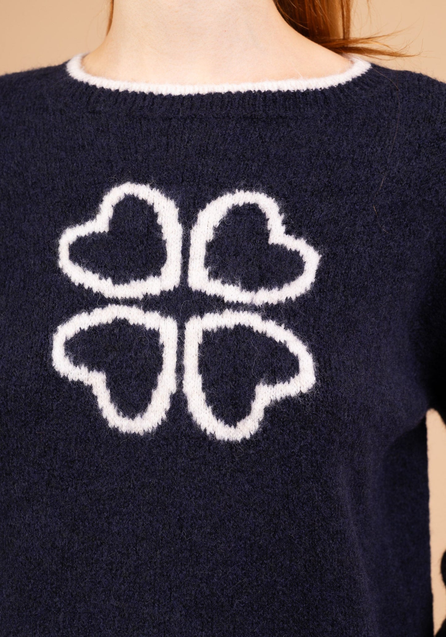 Pull trèfle coeur - Meli