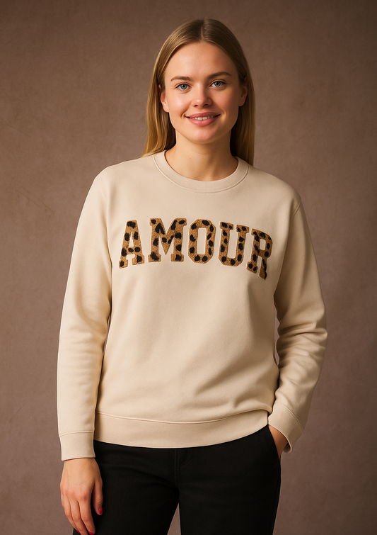 Sweatshirt léopard - Romy