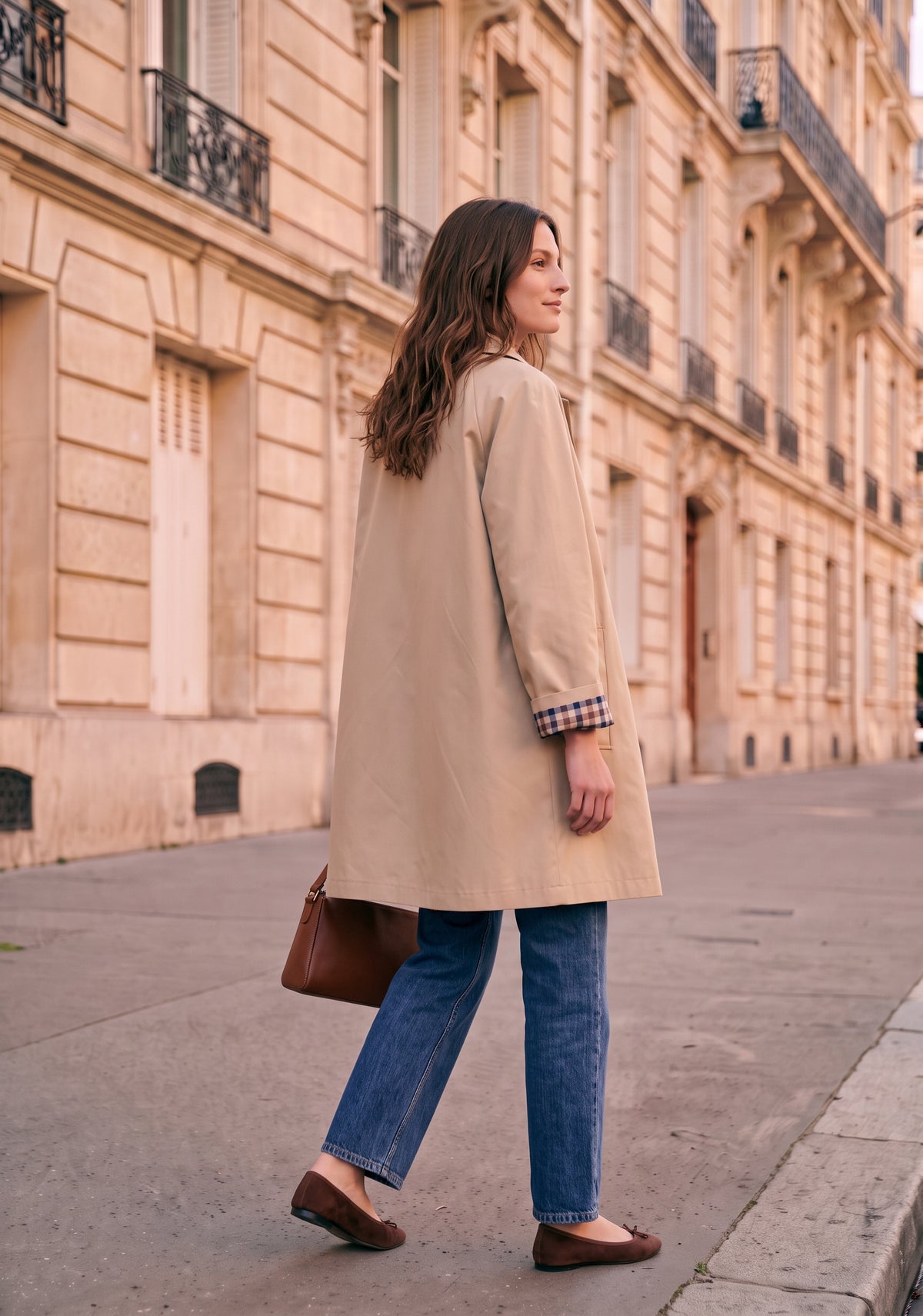 Veste trench mi-longue - Billy