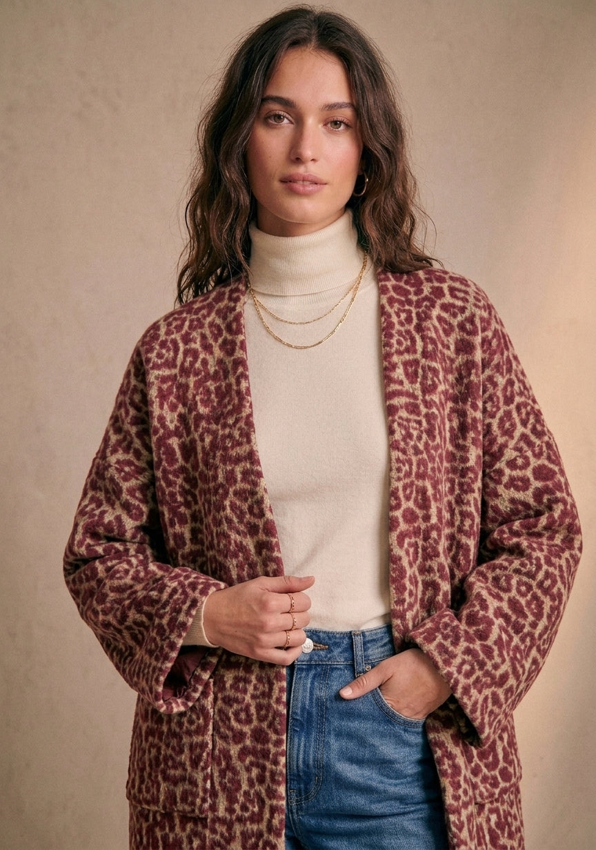 Manteau léopard - Joyce