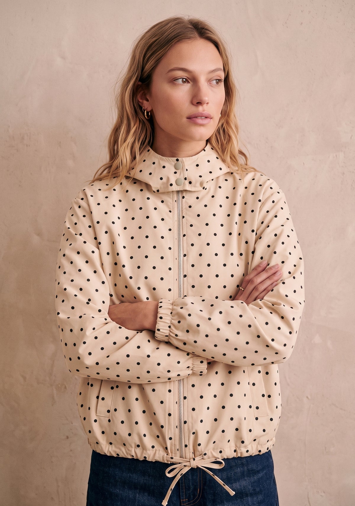 Veste courte à pois - Sofia