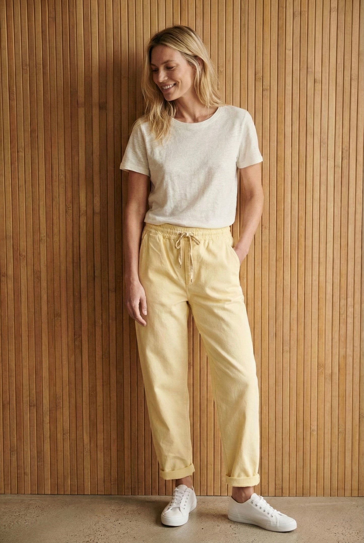Pantalon gabardine coton - Julie