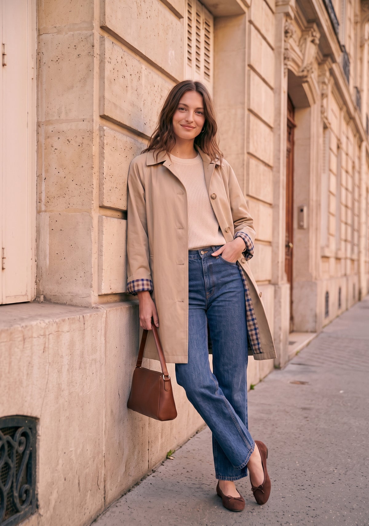 Veste trench mi-longue - Billy