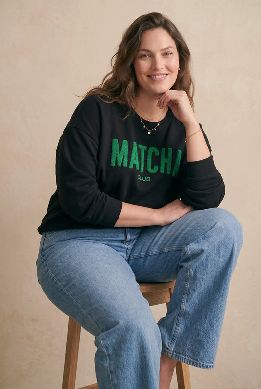 Curve - Sweat brodé matcha - Sorel