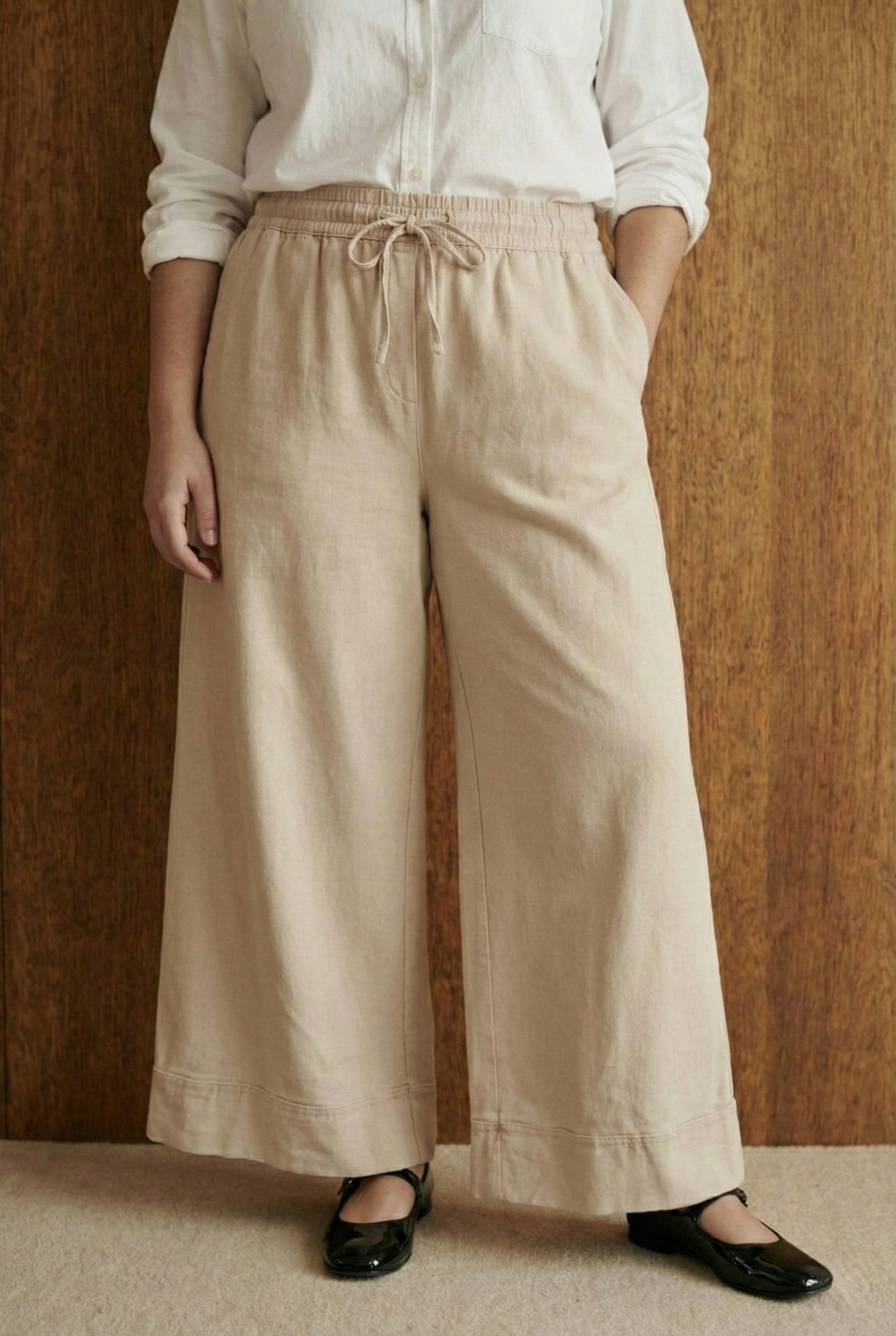 Curve - Pantalon fluide à taille élastiquée - Nina