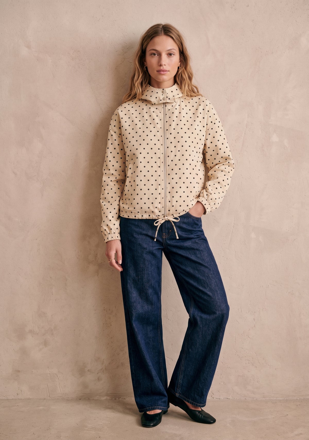 Veste courte à pois - Sofia