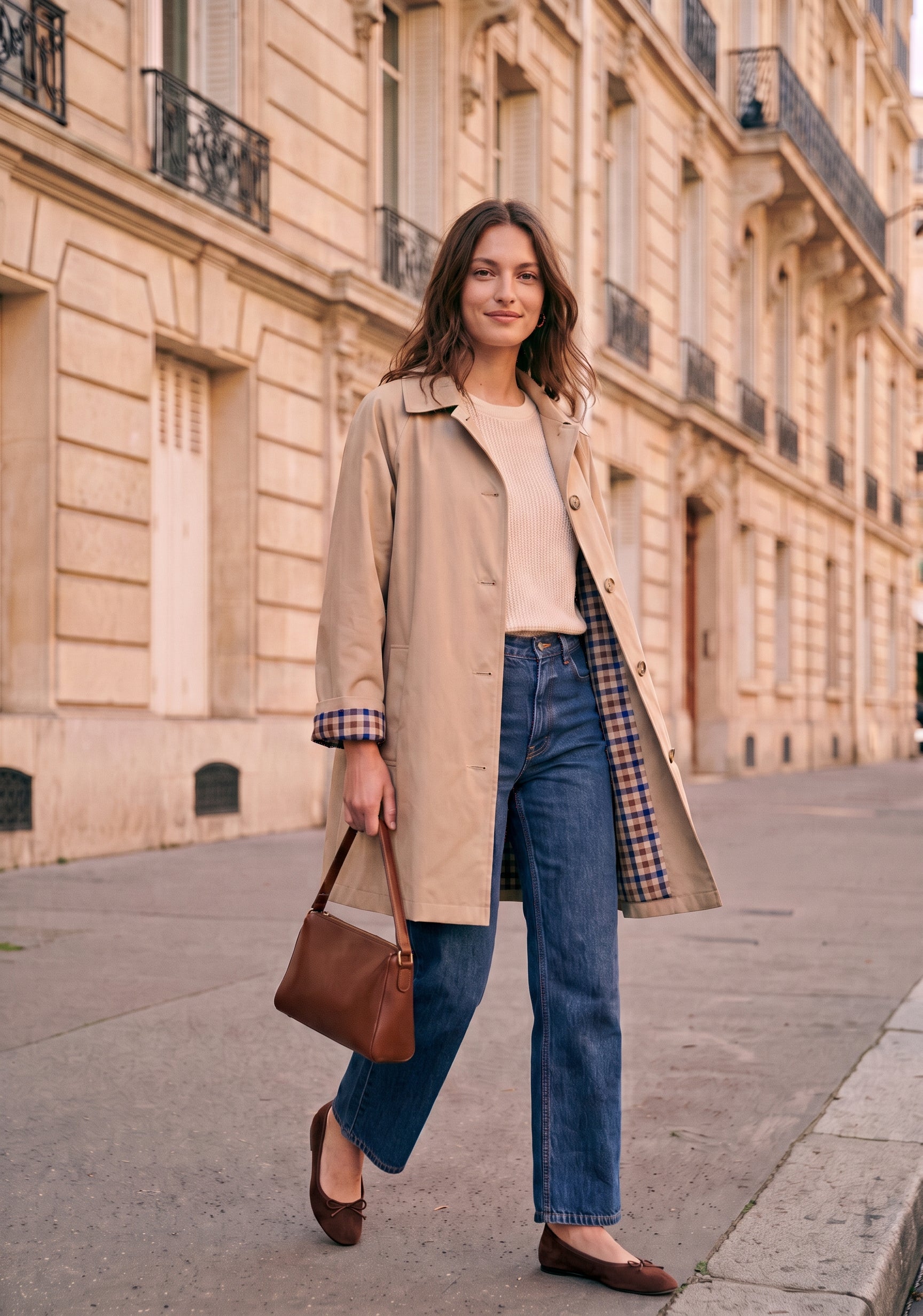 Veste trench mi-longue - Billy
