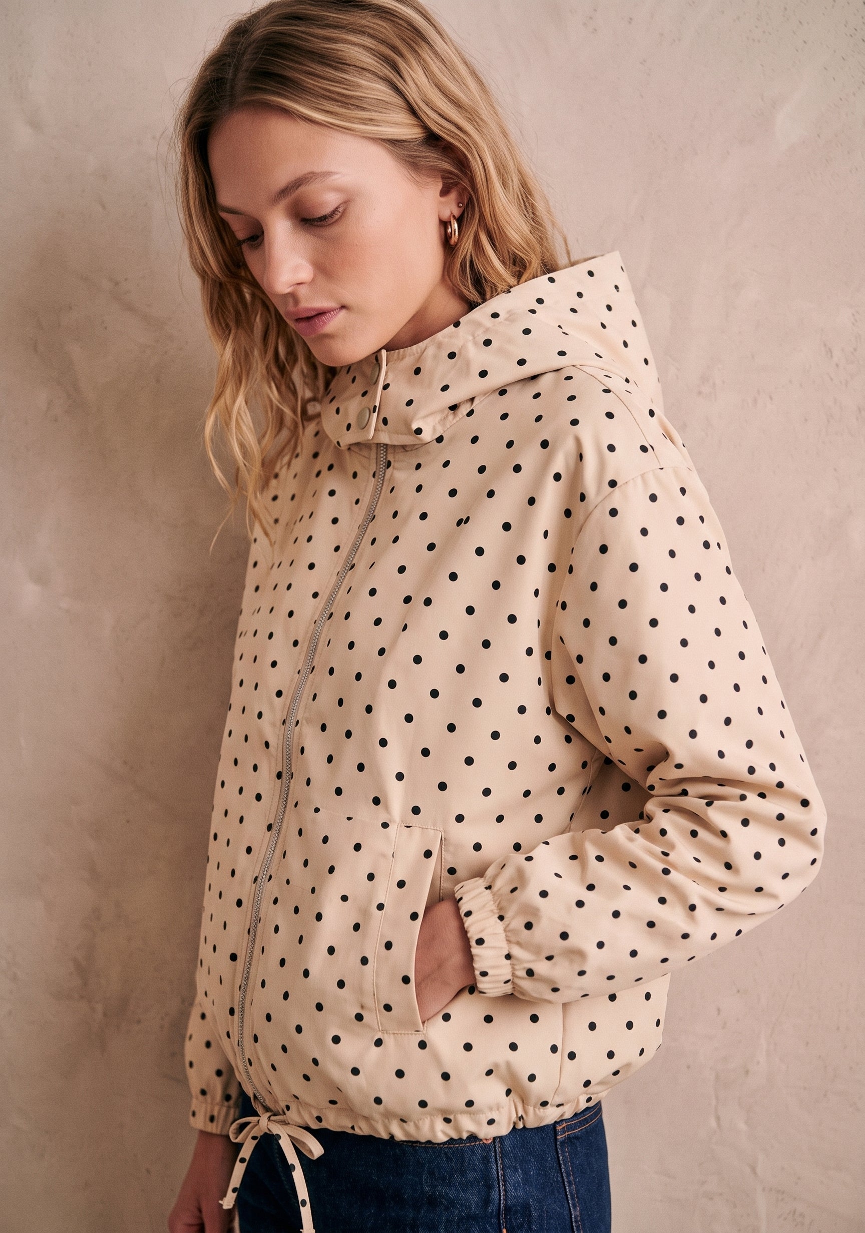 Veste courte à pois - Sofia