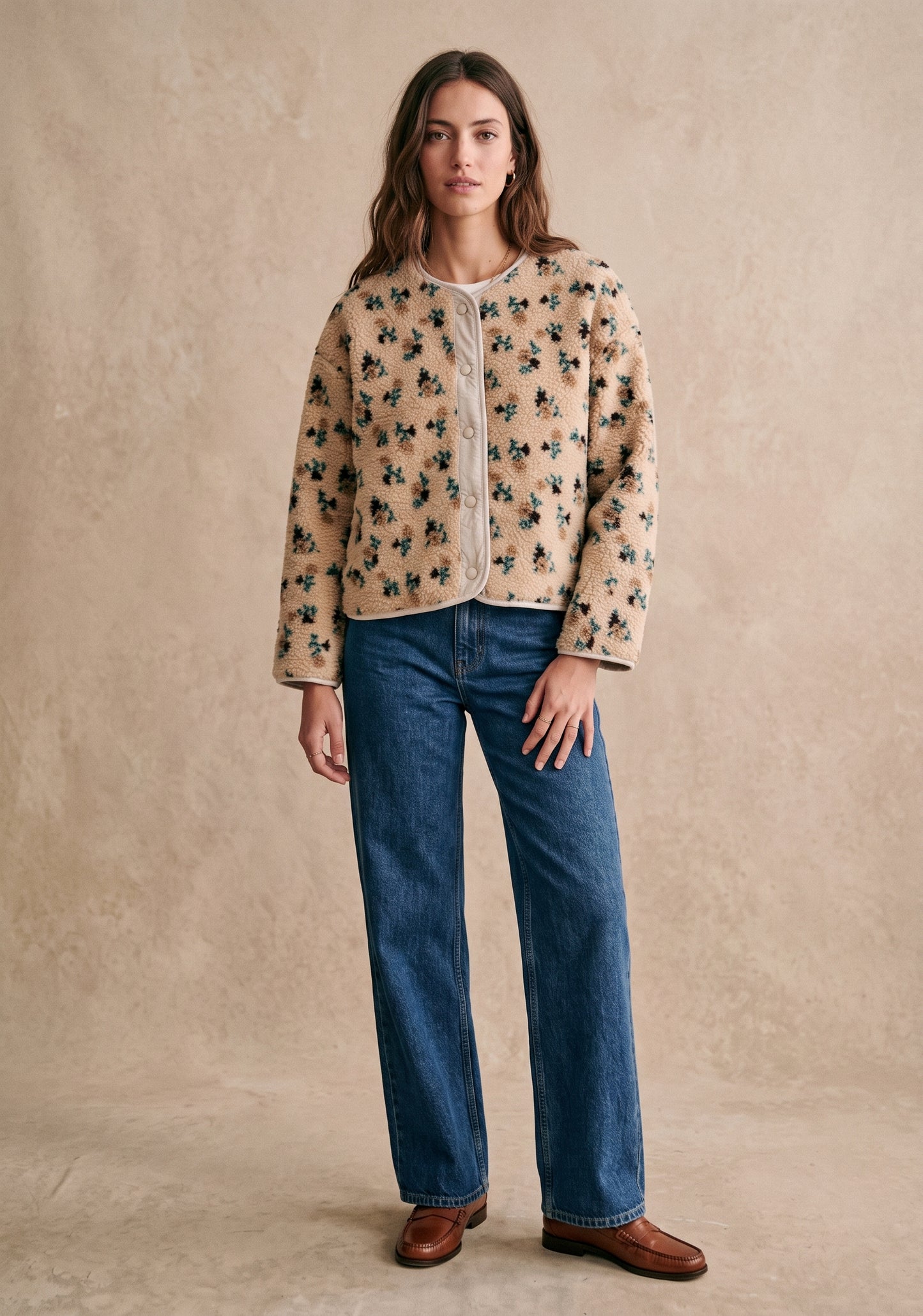 Veste polaire fleurie - Bobby