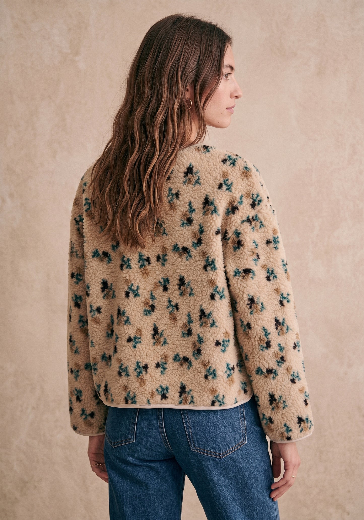 Veste polaire fleurie - Bobby