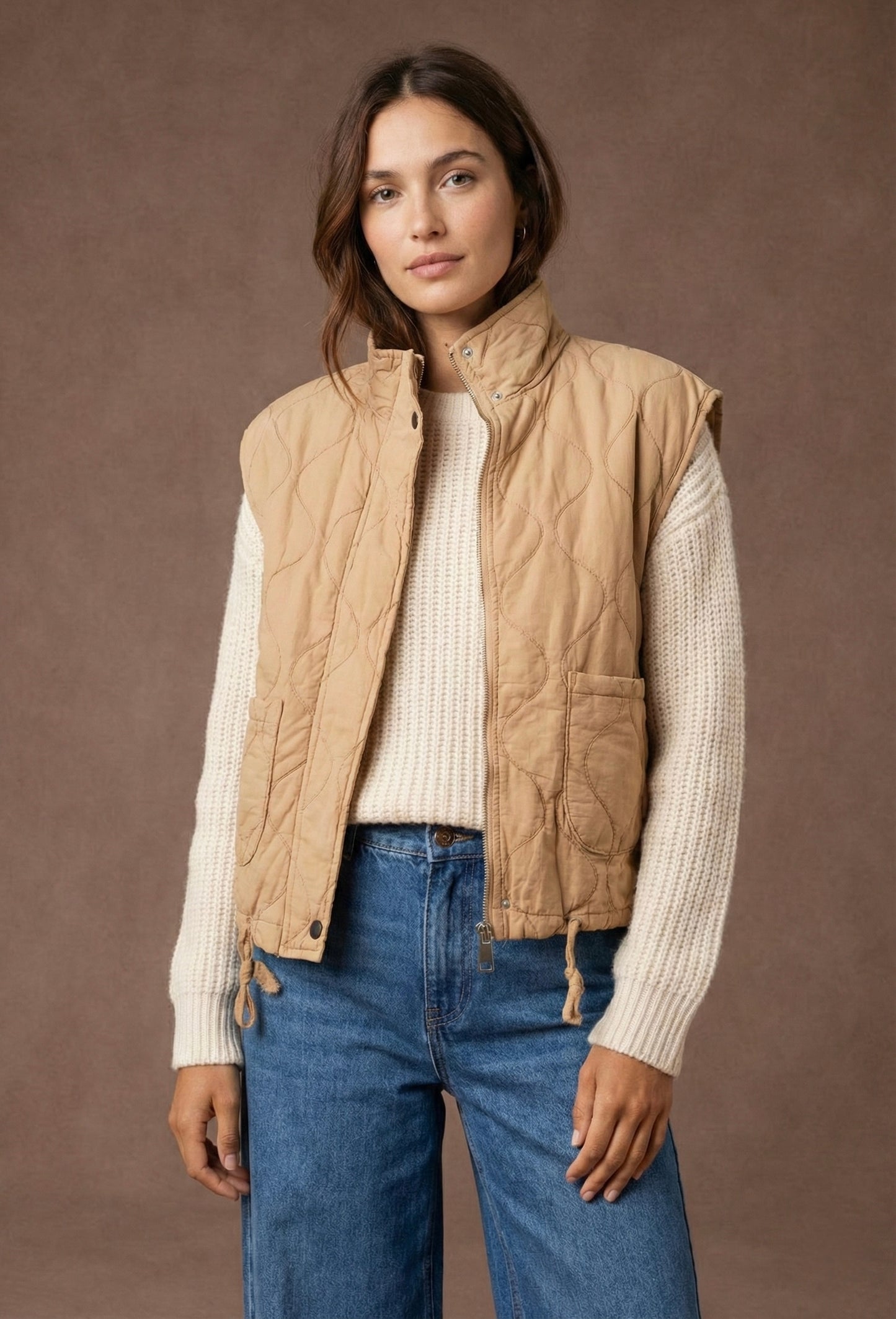 Veste sans manches matelassé - Ysera