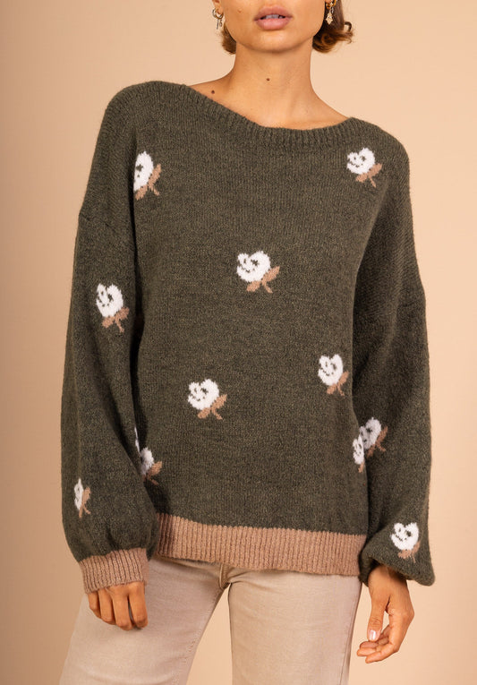 Pull fleuri - Marlie