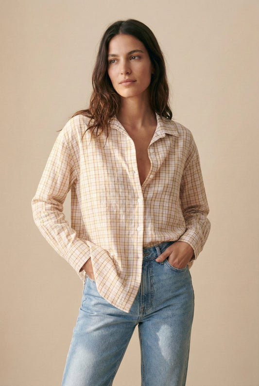Chemise fluide carreaux - Sacha
