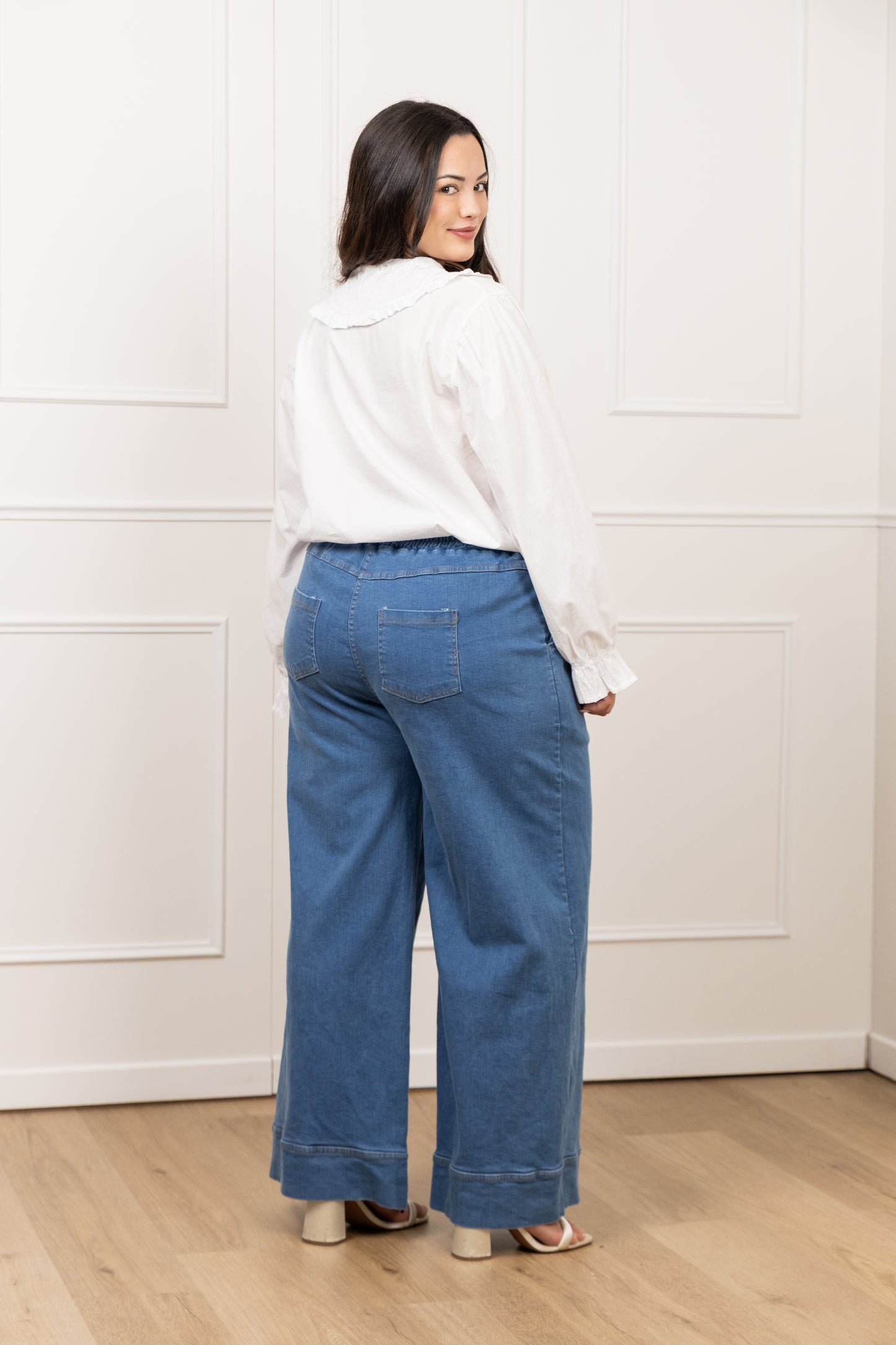 Jean large bleu - Lina