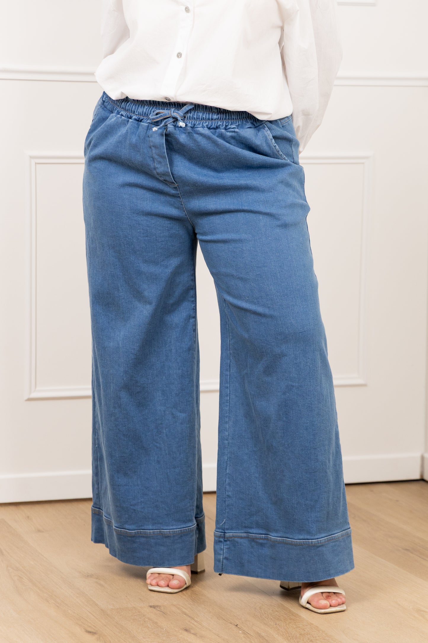 Jean large bleu - Lina