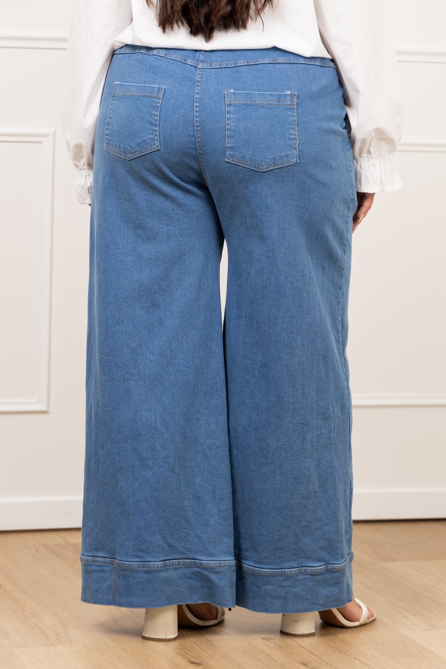 Jean large bleu - Lina
