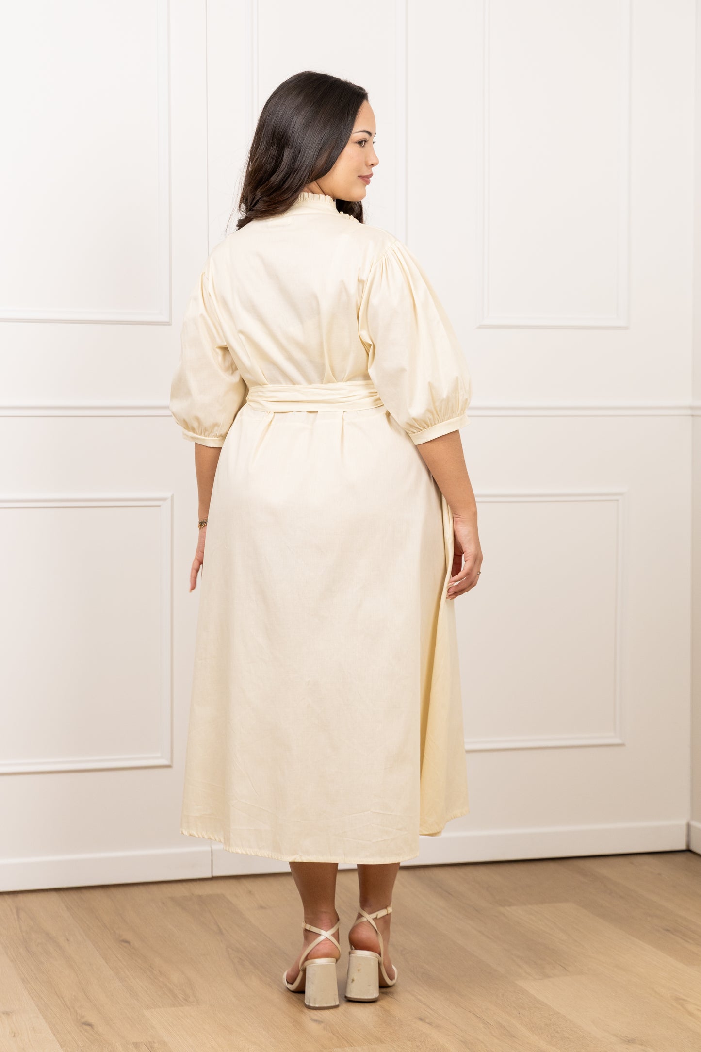 Robe chemise bleu - Lily