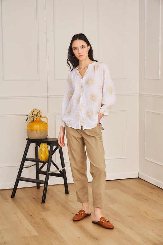 Chemise soleil blanche - Maël
