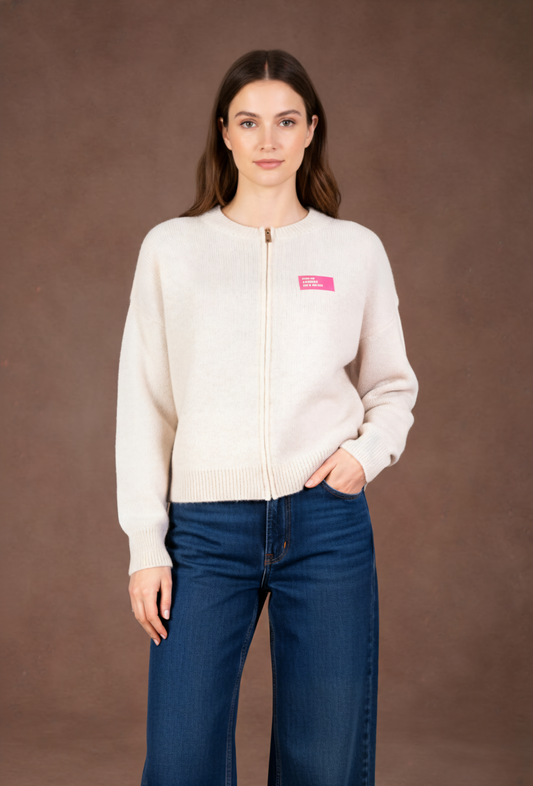 Gilet zippé laine - Ysa