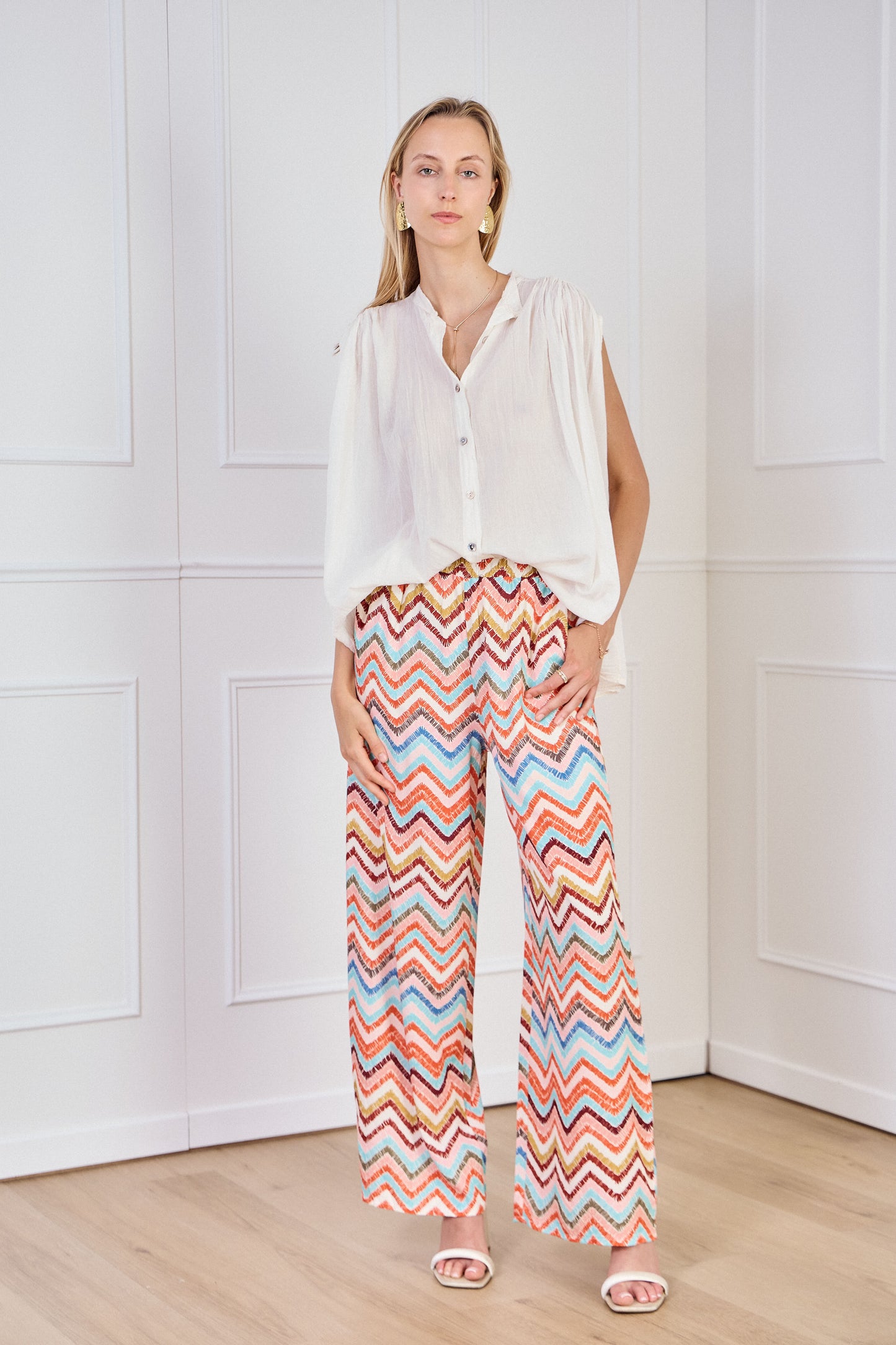 Pantalon zigzag multicolores - Gael