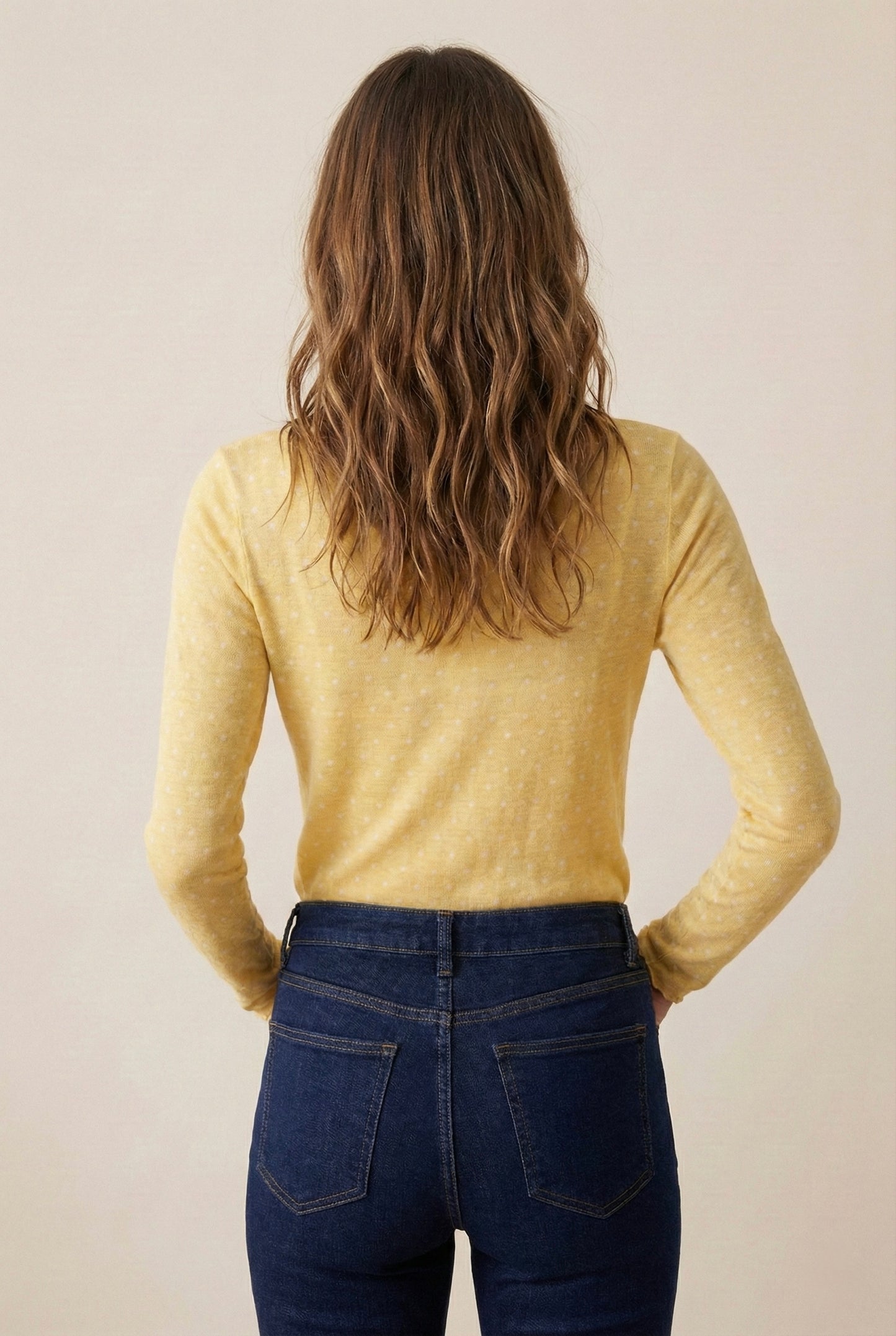 Sous-pull cachemire à pois - Lya