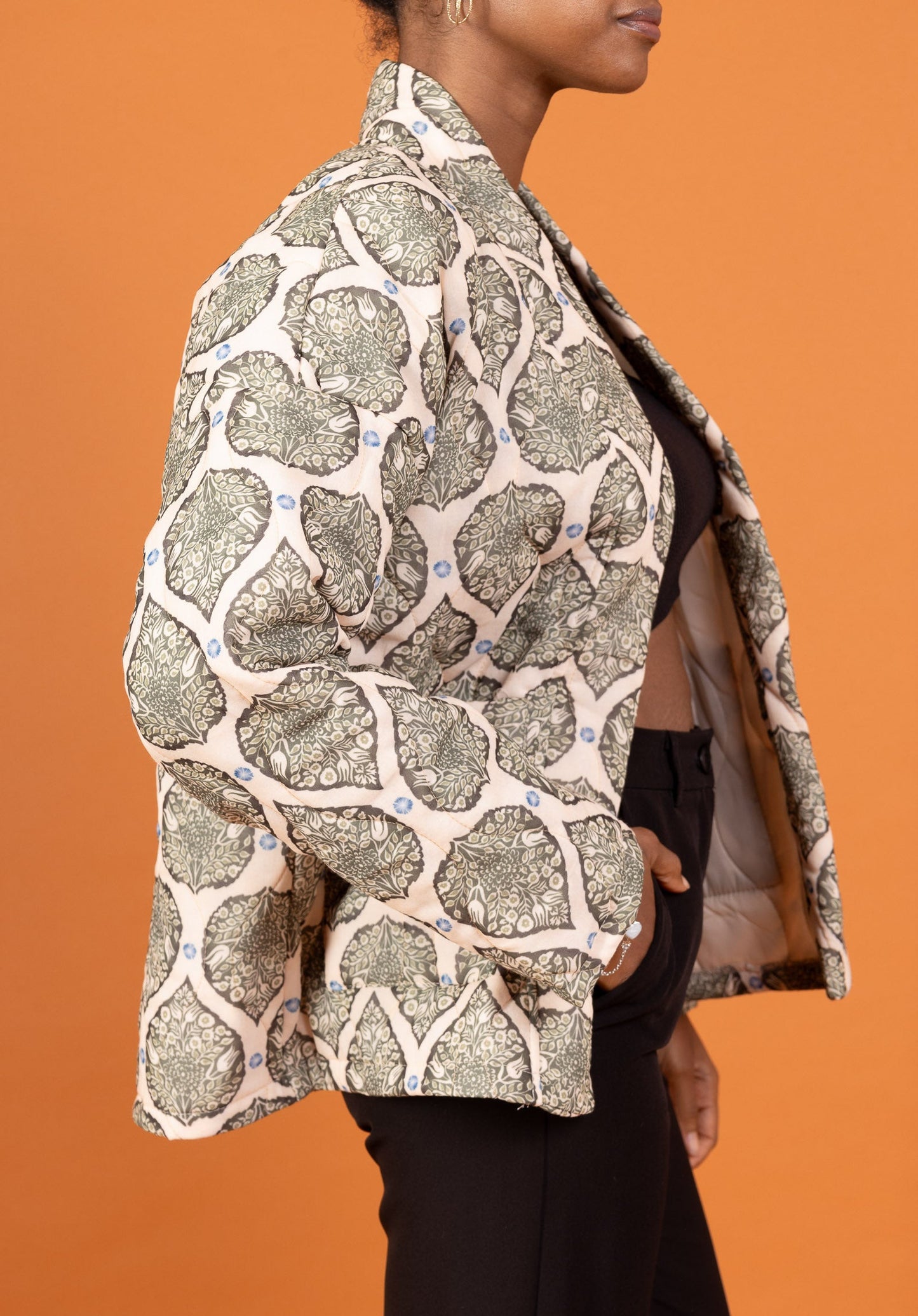 Veste kimono imprimé - Abel
