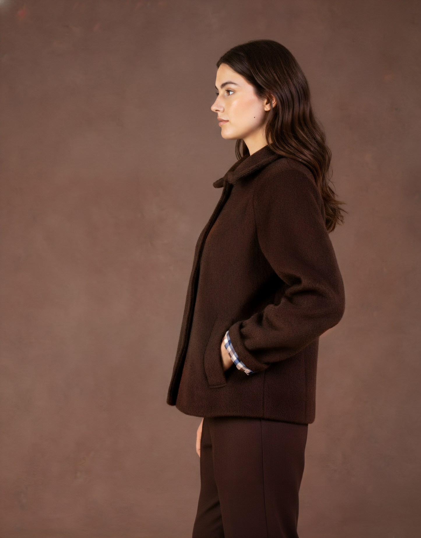 Veste doublure carreaux - Lio